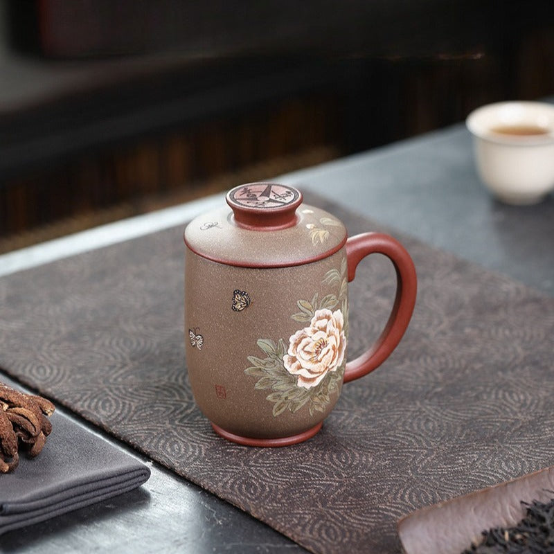 Taza de té Master Handmade Yixing Zisha [Ji Xiang] (Long Xue Sha - 200 ml)