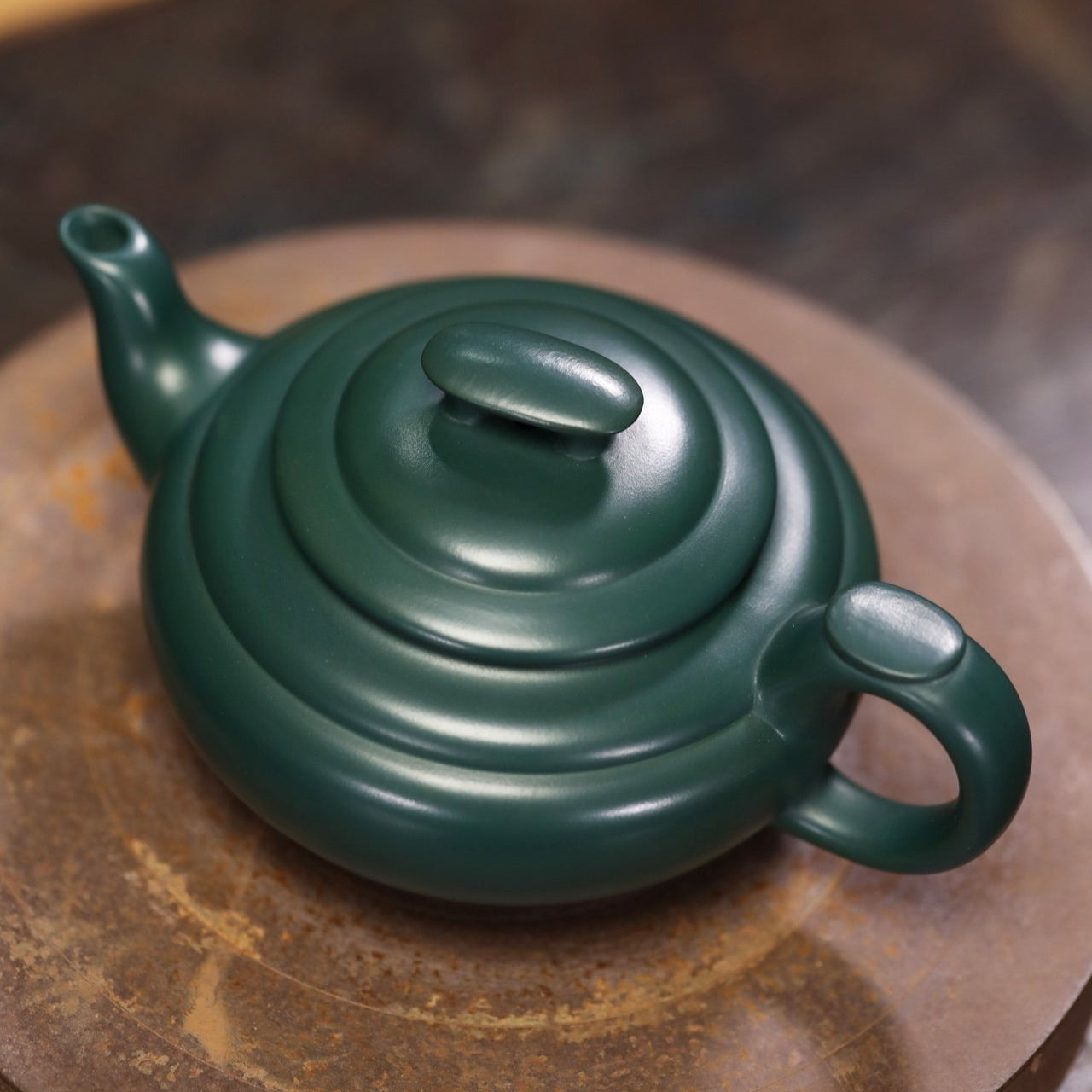 Full Handmade Yixing Zisha Teapot [Shang Xin Qiao Pot] (Mingguo Lu Ni- 210ml)