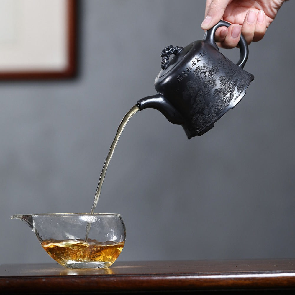 Théière Yixing Zisha [Montagne Jinzhong] (Shi Huang - 310 ml)