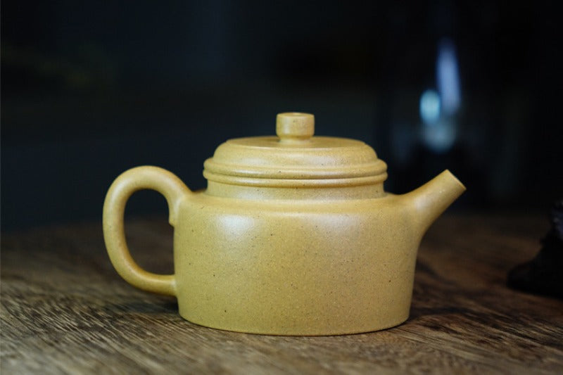 Théière Yixing Zisha entièrement faite à la main [Pot Dezhong] (Bensan Ni - 170 ml)