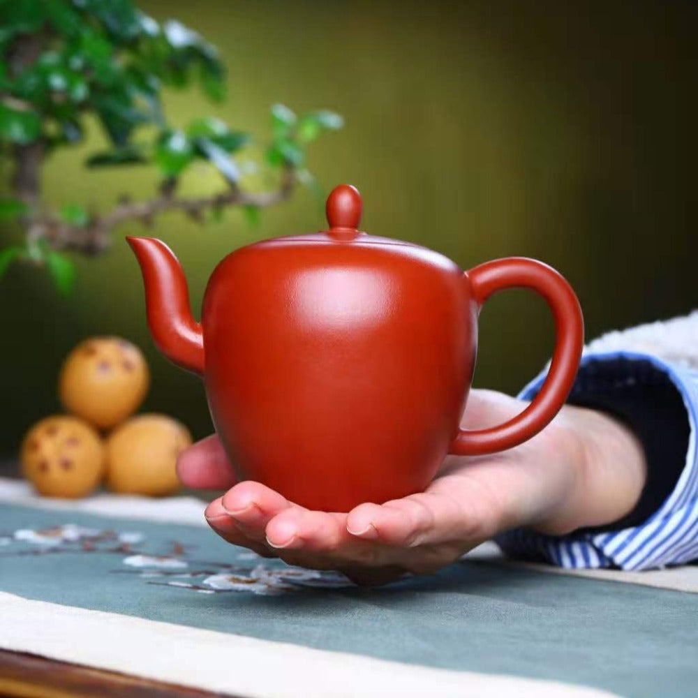 全手工宜兴紫砂茶壶 [美人肩壶] (大红袍 - 260ml)