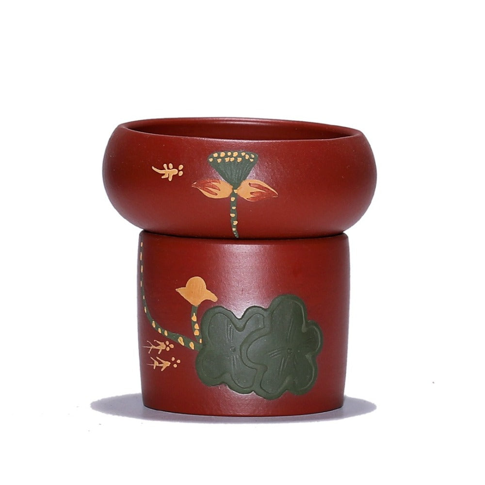 Service à thé Yixing Zisha [Étang de lotus au clair de lune] (Dahongpao - 260 ml)