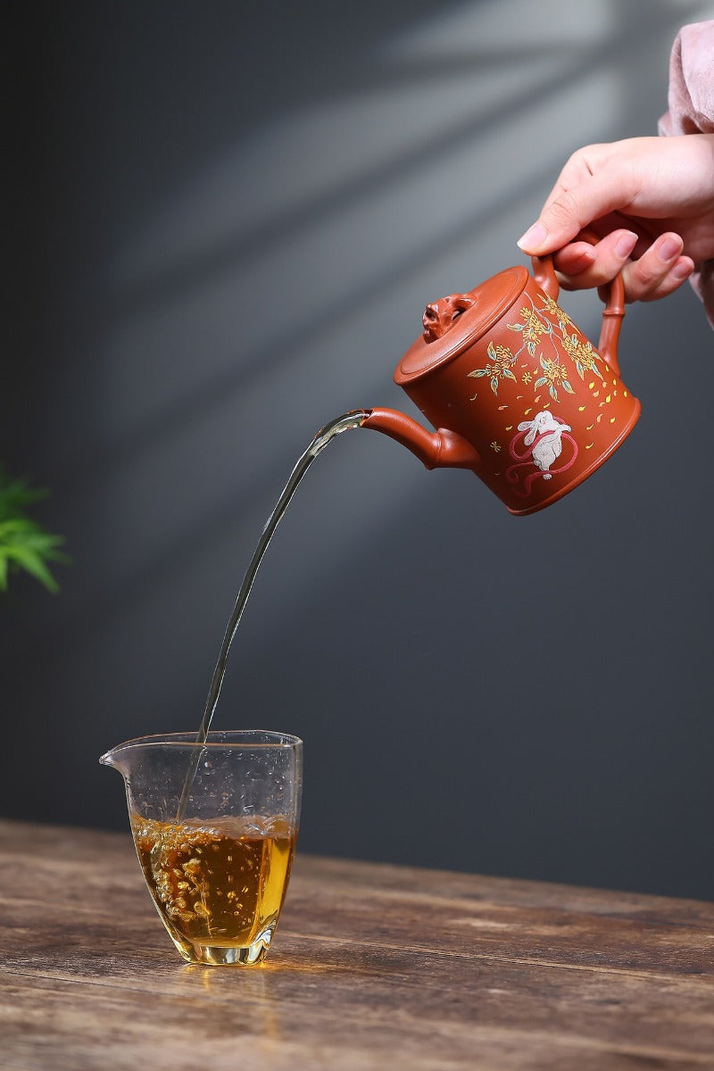 Teko Zisha Yixing [Bamboo] (Zhao Zhuang Zhu Ni - 300ml)
