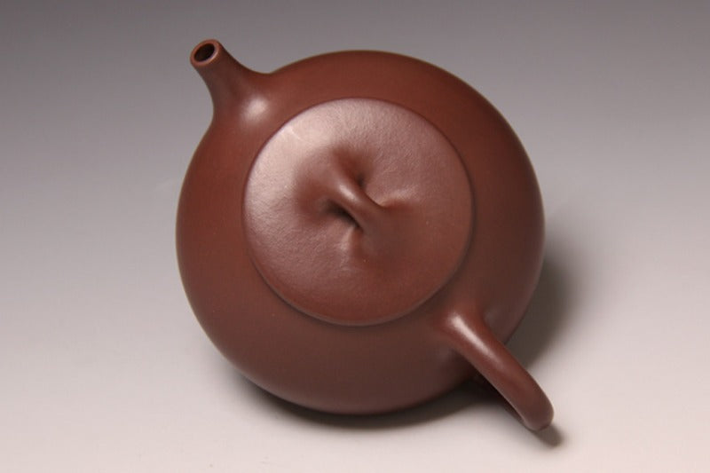 Théière Yixing Zisha entièrement faite à la main [Pot Jingzhou Shi Piao] (Zi Ni - 370 ml)
