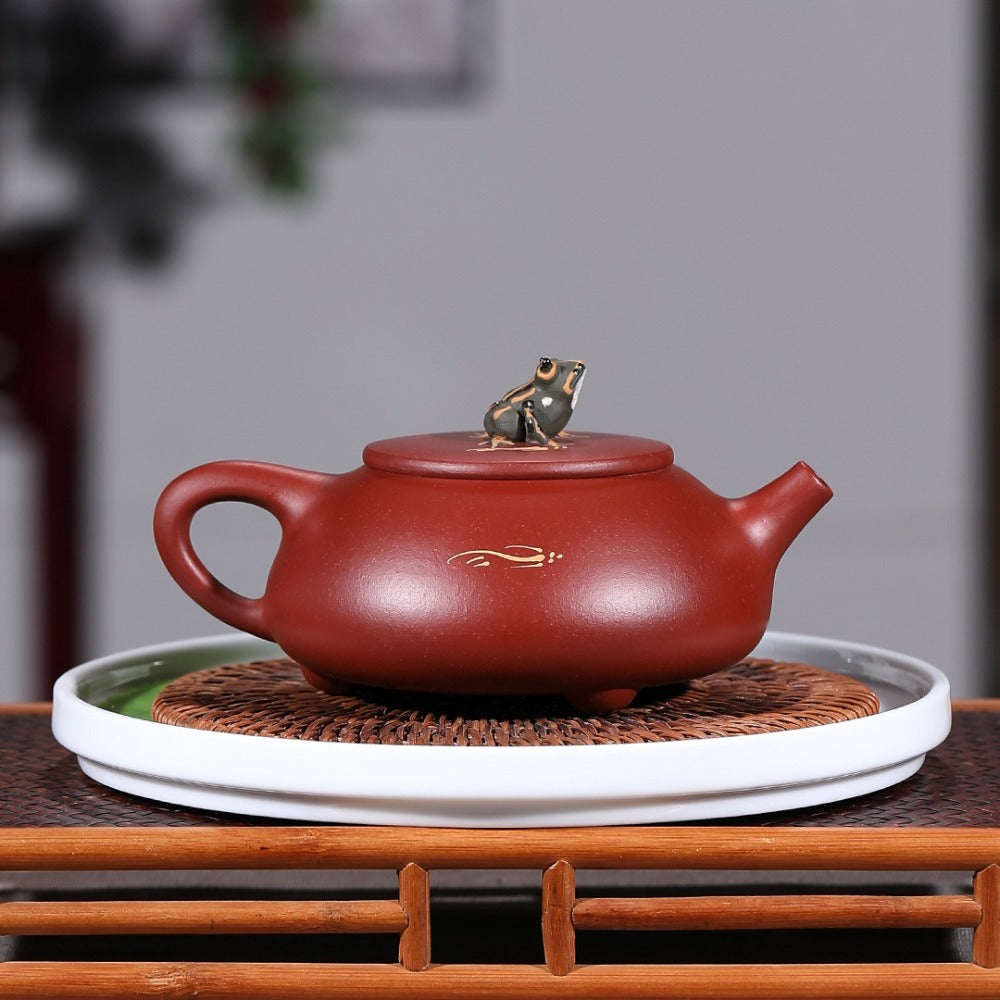Service à thé Yixing Zisha [Étang de lotus au clair de lune] (Dahongpao - 260 ml)