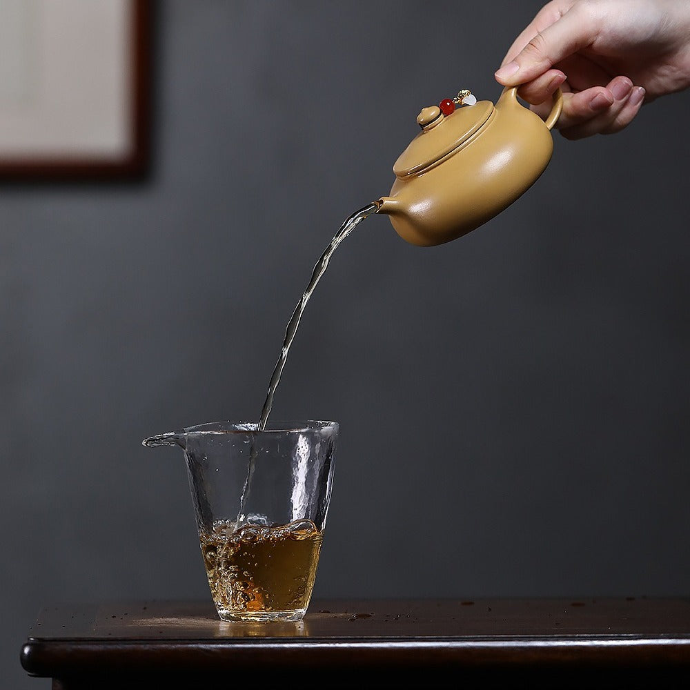 Théière Yixing Zisha [Han Jiang] (Huangjin Duan Ni - 170 ml)