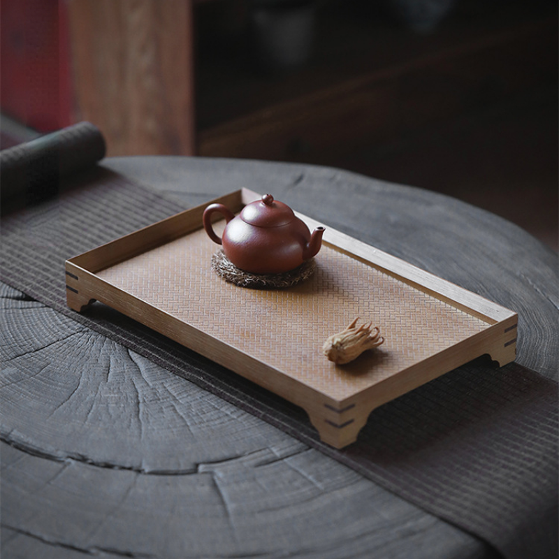 Bamboo Weaving Tea Tray