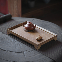 Load image into Gallery viewer, Bamboo Weaving Tea Tray
