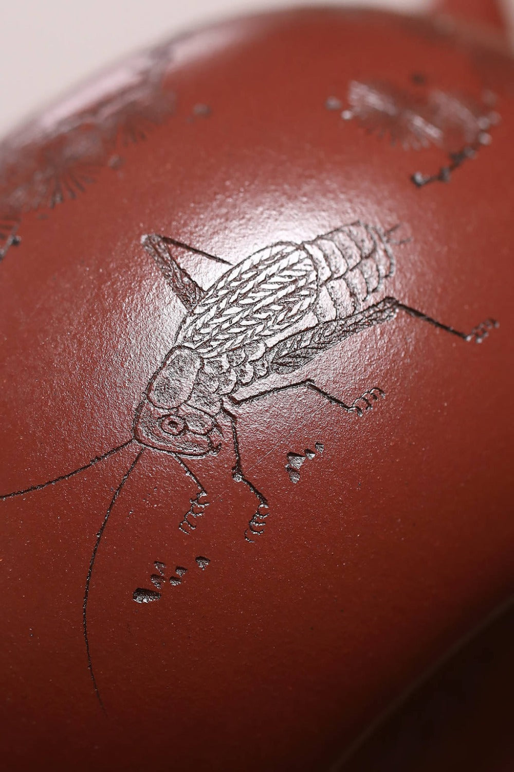 Service à thé Yixing Zisha entièrement fait main [Mère et Fils] (Di Cao Qing - 300 ml)