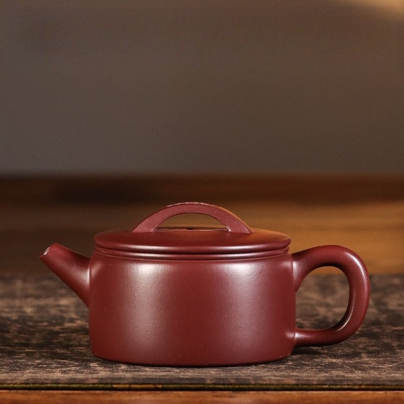 Théière Yixing Zisha entièrement faite à la main [Mini pot Hanwa] (Long Xue Sha - 140ml)
