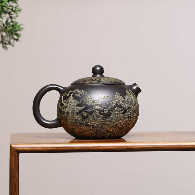 Yixing-Zisha-Teekanne [Xishi] (Shi Huang - 270 ml)