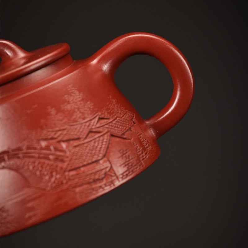 Full Handmade Yixing Zisha Teapot [Yu Zhao Pot] (Dahongpao- 220ml)