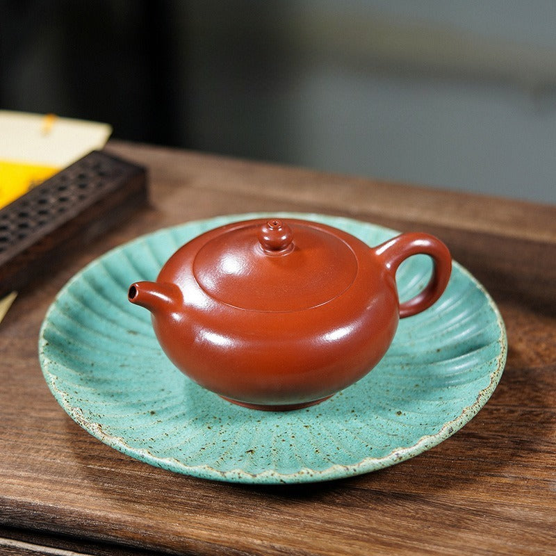 Full Handmade Yixing Zisha Teapot [Wan Yu] (Dahongpao - 320ml)