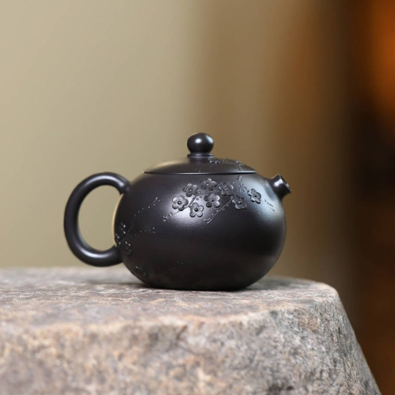 Yixing-Zisha-Teekanne [Xishi Pot] (Hei Ni - 270 ml)