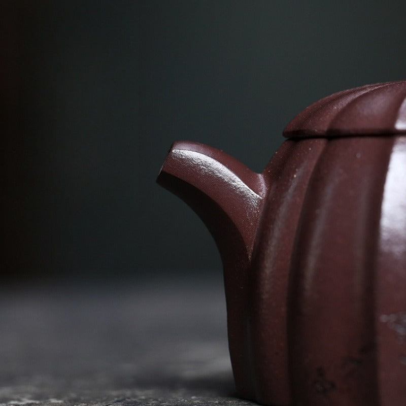 全手工宜兴紫砂茶壶 [瑰宝] (紫泥 - 190ml)]