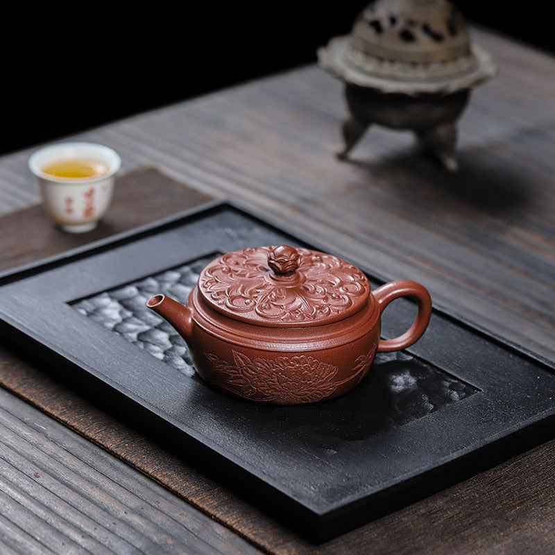 煎茶 紫交跡 茶壺 六角 茶入れ 煎茶 紫交跡 茶壺 六角 茶入れ