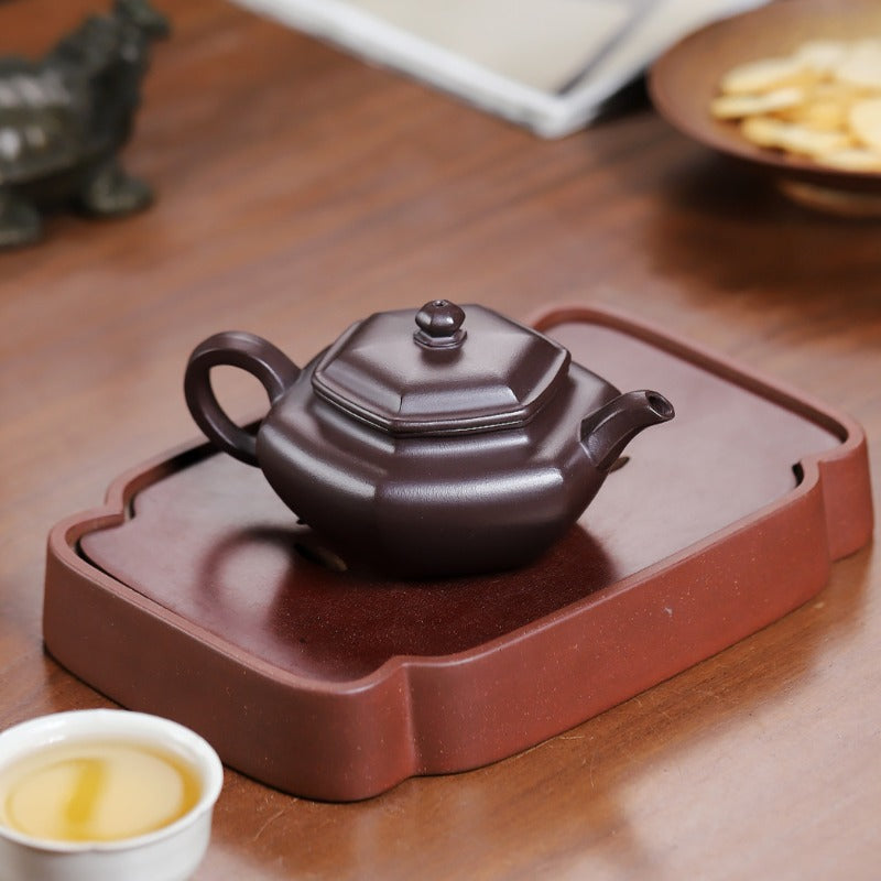 Yixing Zisha Teapot [Liufang Fanggu] (Zi Ni - 200ml)