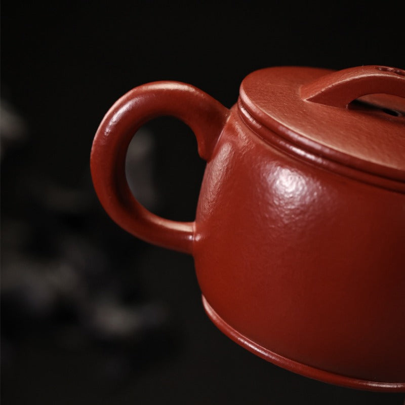 Teiera Yixing Zisha completamente fatta a mano [Hanwa Pot] (Dahongpao - 170 ml)
