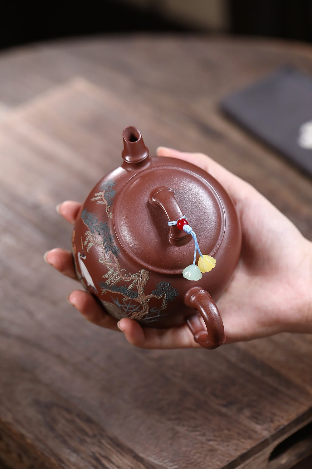 Yixing Zisha Teapot [Xianhe Yan Nian] (Zi Ni - 230ml)