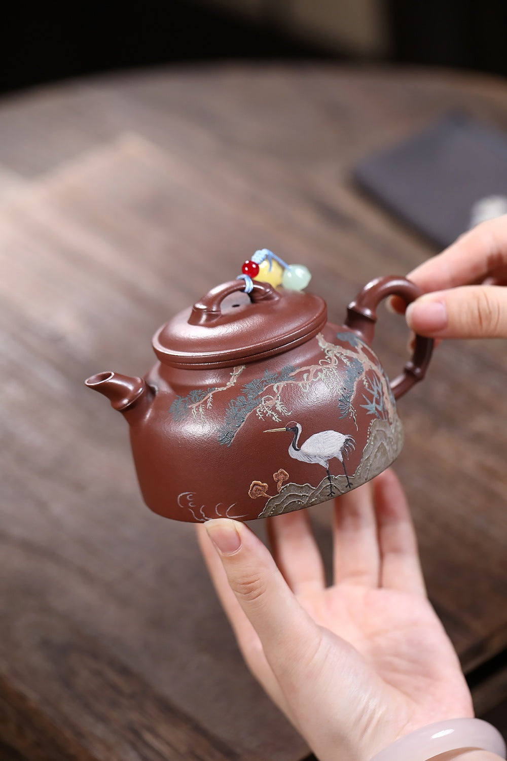 Yixing Zisha Teapot [Xianhe Yan Nian] (Zi Ni - 230ml)