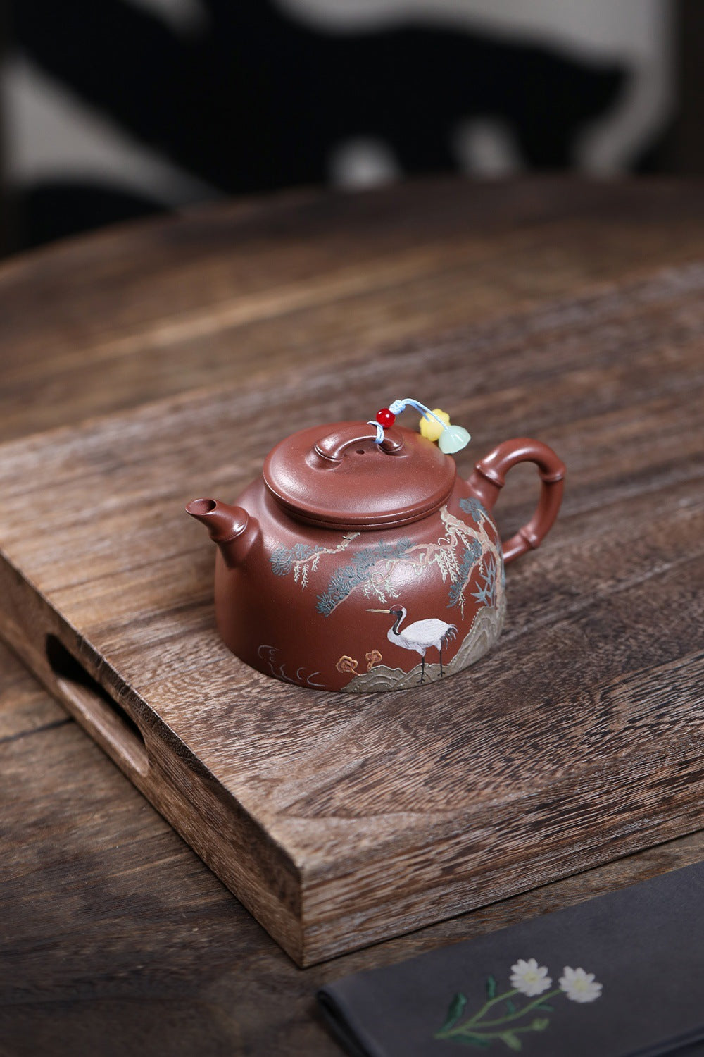 Yixing Zisha Teapot [Xianhe Yan Nian] (Zi Ni - 230ml)