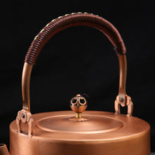 Load image into Gallery viewer, Luxury [Plain Barrel] Copper Kettle 2L | 轻奢 [光面水桶] 铜壶烧水壶 2升
