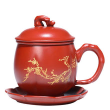 Load image into Gallery viewer, Yixing Zisha Tea Mug with Filter [An Xiang] 300ml
