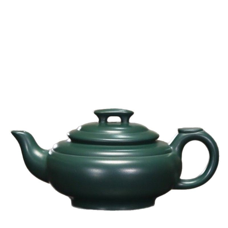 Full Handmade Yixing Zisha Teapot [Shang Xin Qiao Pot] (Mingguo Lu Ni- 210ml)