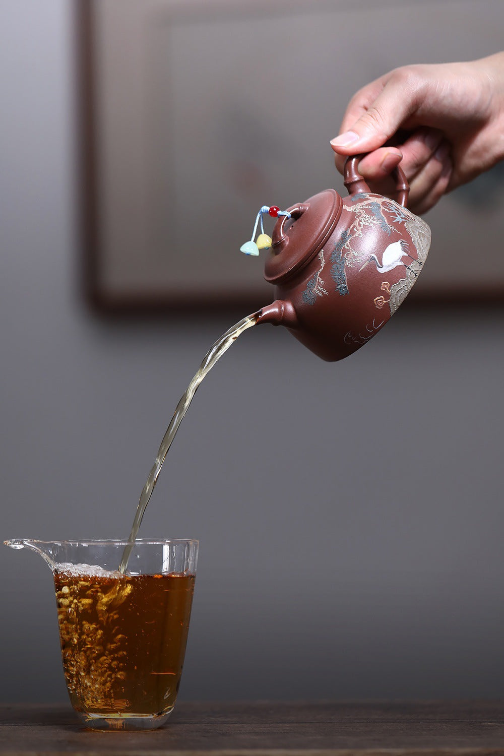 Yixing Zisha Teapot [Xianhe Yan Nian] (Zi Ni - 230ml)