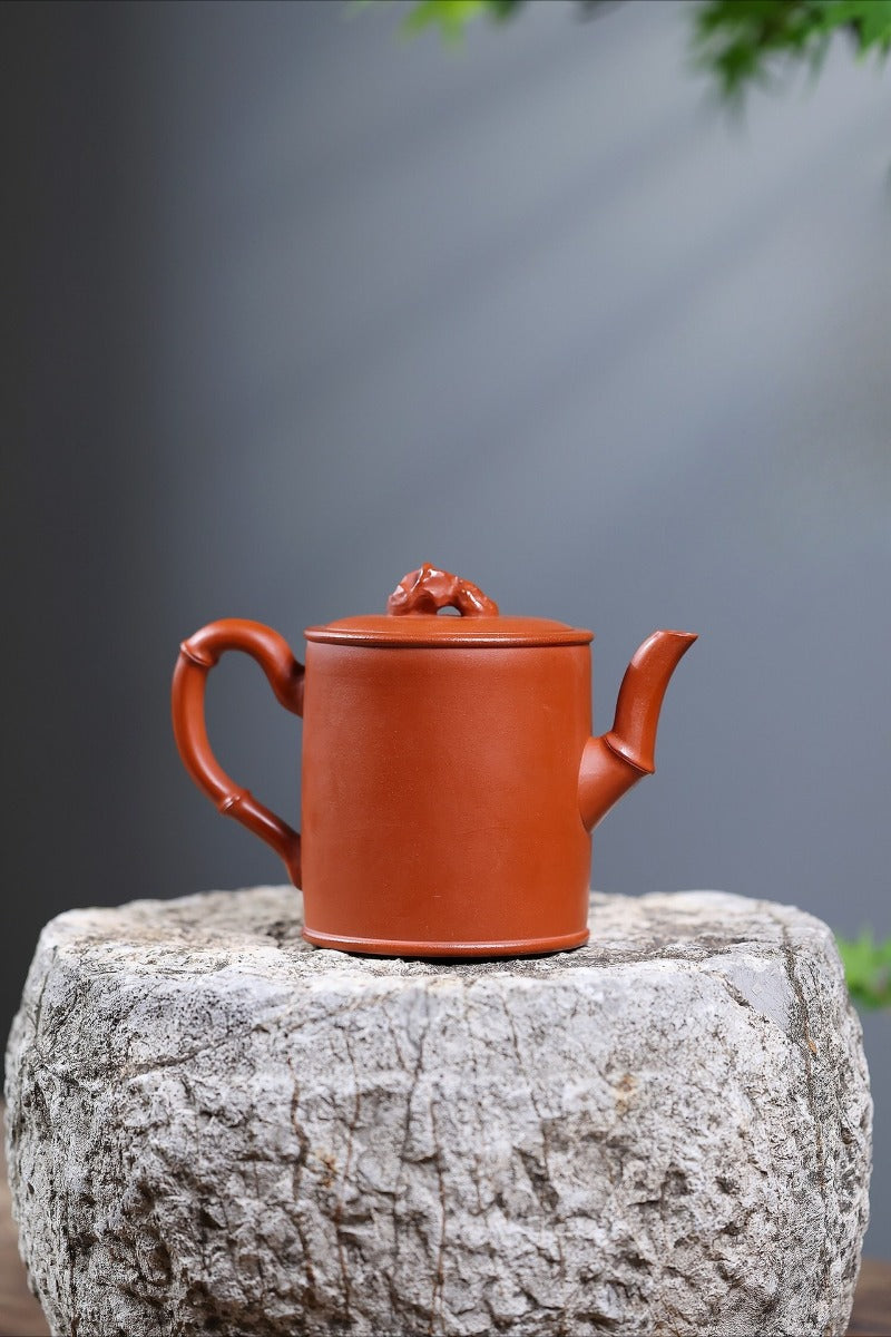 Teko Zisha Yixing [Taihu Stone Bamboo] (Zhao Zhuang Zhu Ni - 300ml)