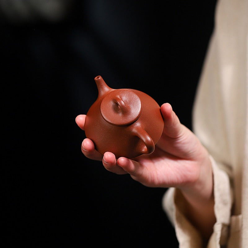 Yixing Zisha Teapot [Mini Ziye Shi Piao] (Di Cao Qing - 70ml)
