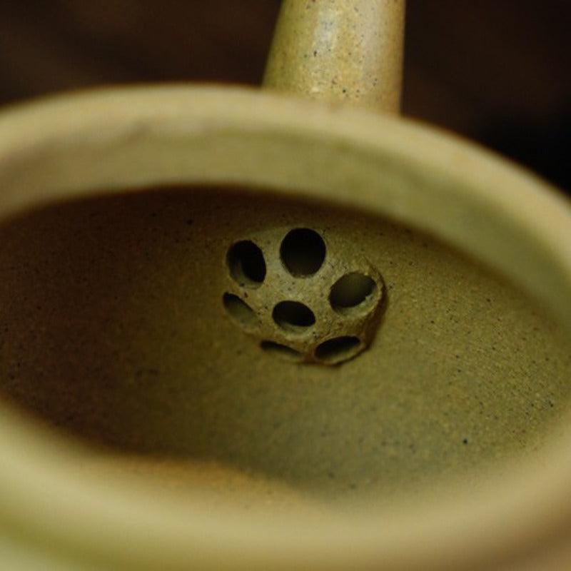 Théière Yixing Zisha entièrement faite à la main [Dabin Ruyi] (Bensan Lu Ni - 200 ml)