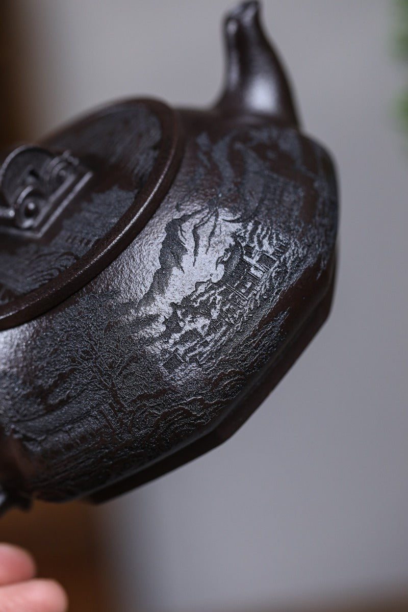 Yixing Zisha Teapot [Qiao Piao] (Shi Huang - 340ml)