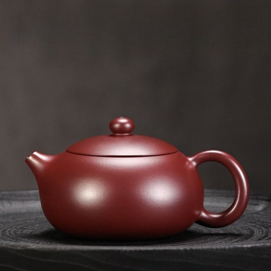 Full Handmade Yixing Zisha Teapot [Bian Xishi Pot] (Long Xue Sha - 200ml)