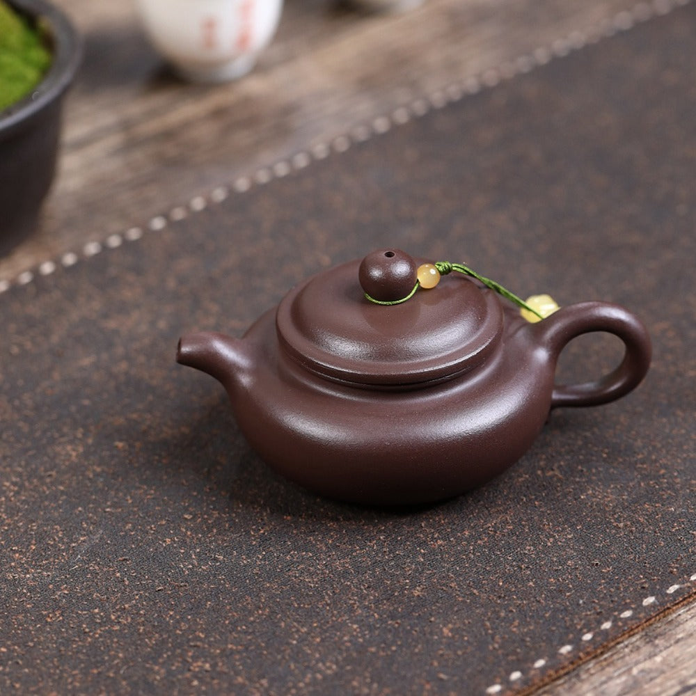 Yixing Zisha Teekanne [Mini Fanggu] (Lao Zi Ni - 130ml