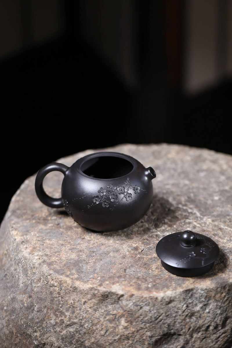 宜兴紫砂茶壶【西施壶】（黑泥- 270ml）