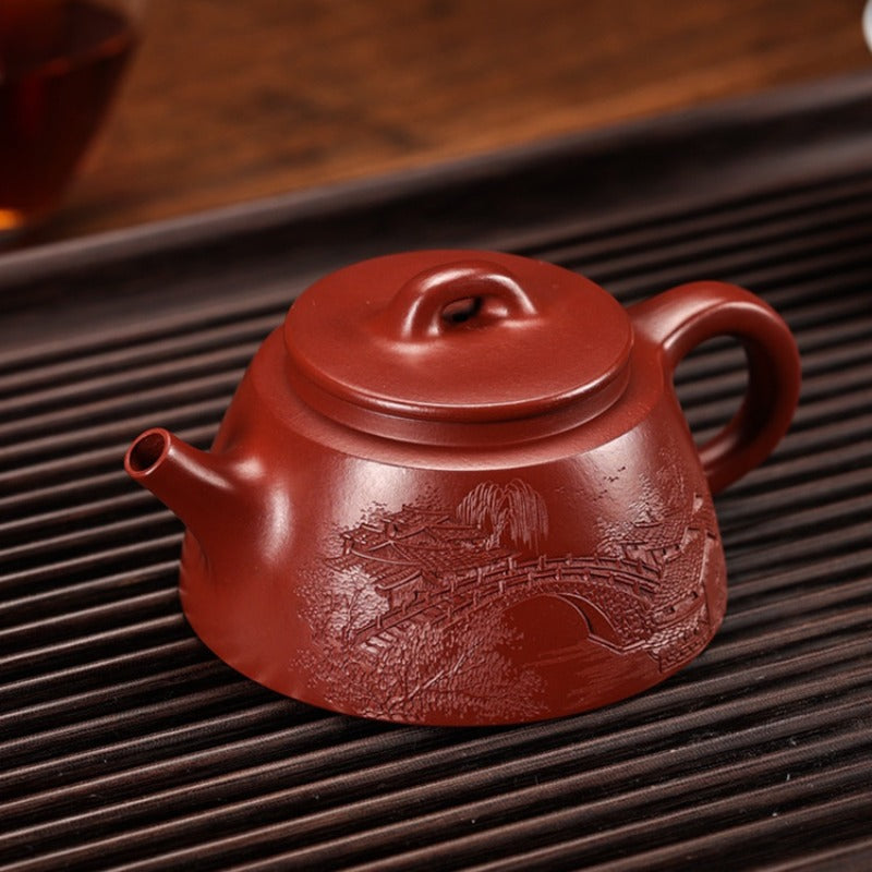 Full Handmade Yixing Zisha Teapot [Yu Zhao Pot] (Dahongpao- 220ml)