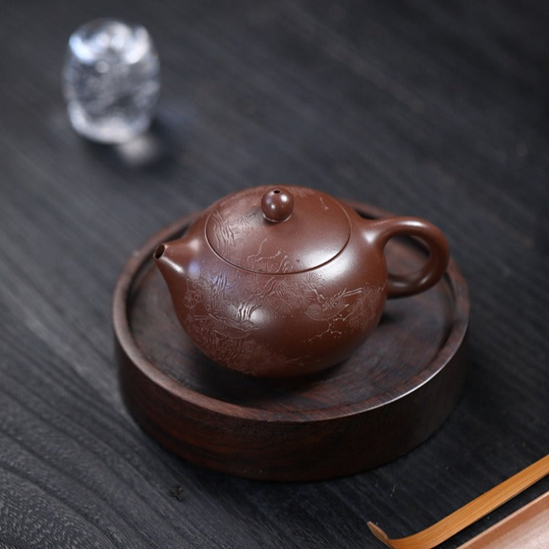Yixing Zisha Teapot [Bao Chun Xishi] (Ge Zi Ni - 200ml)