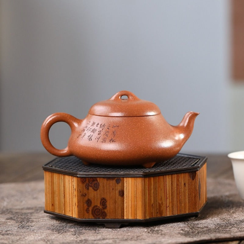 Théière Yixing Zisha exquise [Songfeng Hantang Shi Piao] (Jiang Po Ni - 240ml)