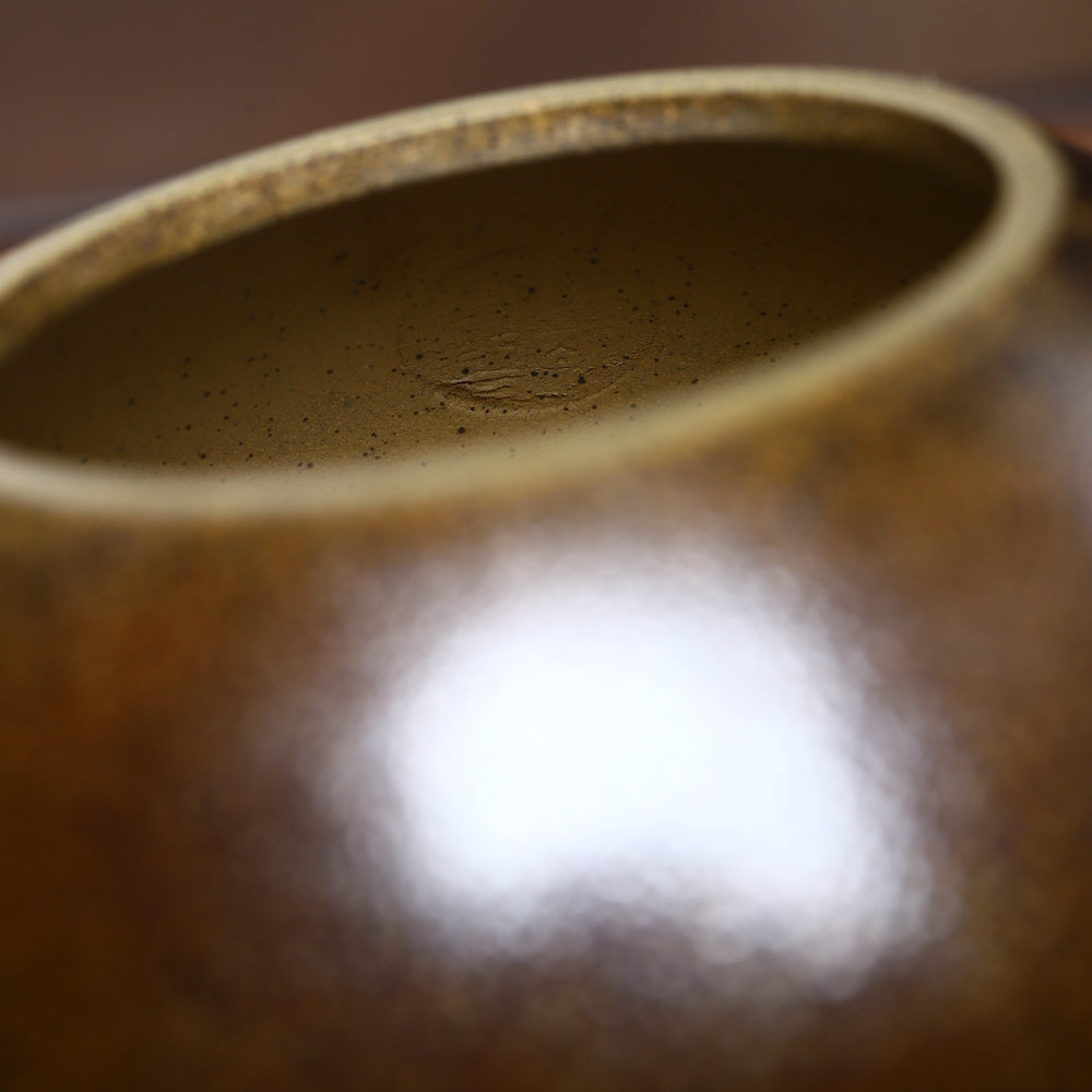 Yixing Zisha Teapot [Jingzhou Shi Piao 景舟石瓢] (Zhima Duan Ni - 250ml)