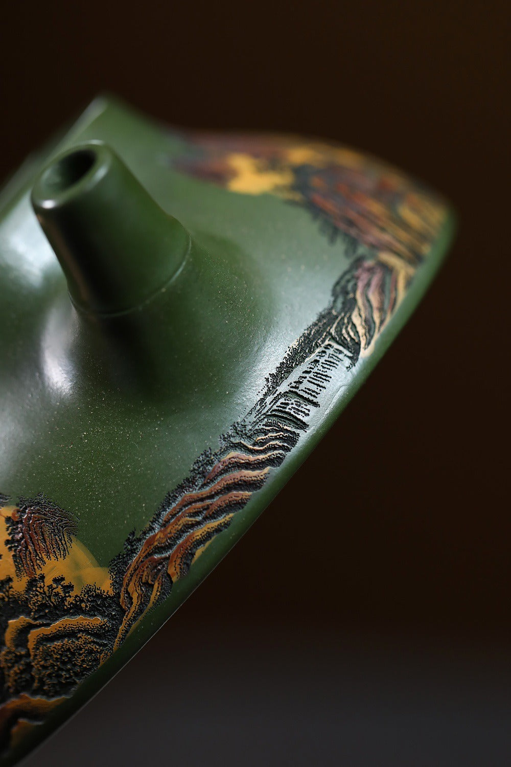 Yixing Zisha Teapot [Mountains & Rivers] (Lu Ni - 230ml)