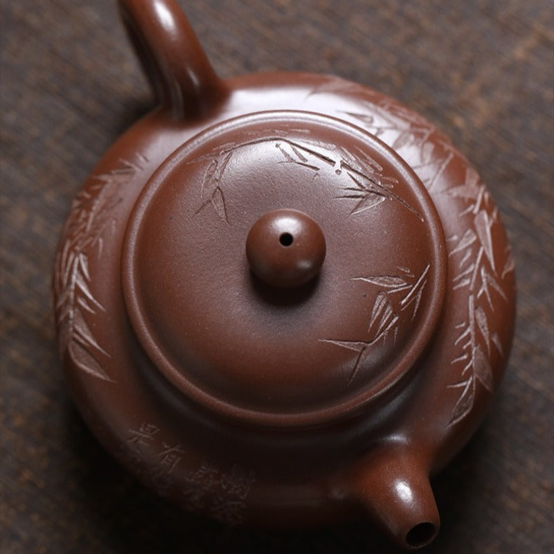 Squisita Teiera Yixing Zisha [Fanggu] (Ge Zi Ni – 220 ml)