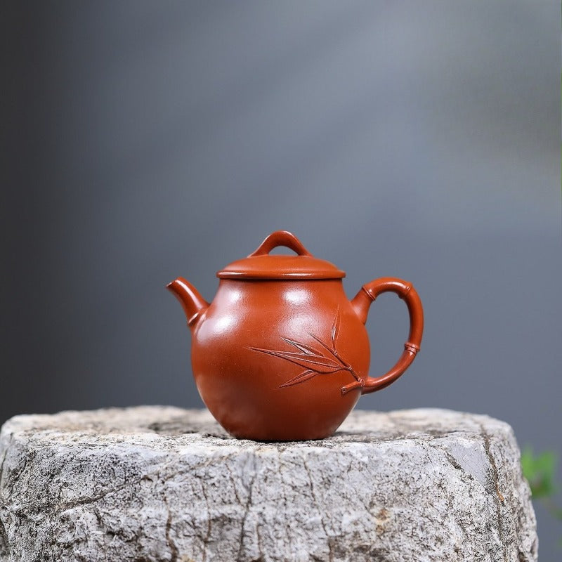 Yixing Zisha Teekanne [Leaf of Autumn] (Zhao Zhuang Zhu Ni - 180ml)