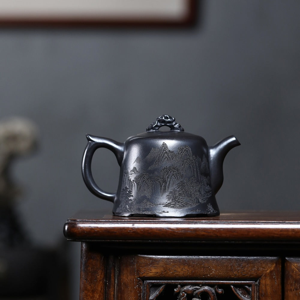 Théière Yixing Zisha [Montagne Jinzhong] (Shi Huang - 310 ml)