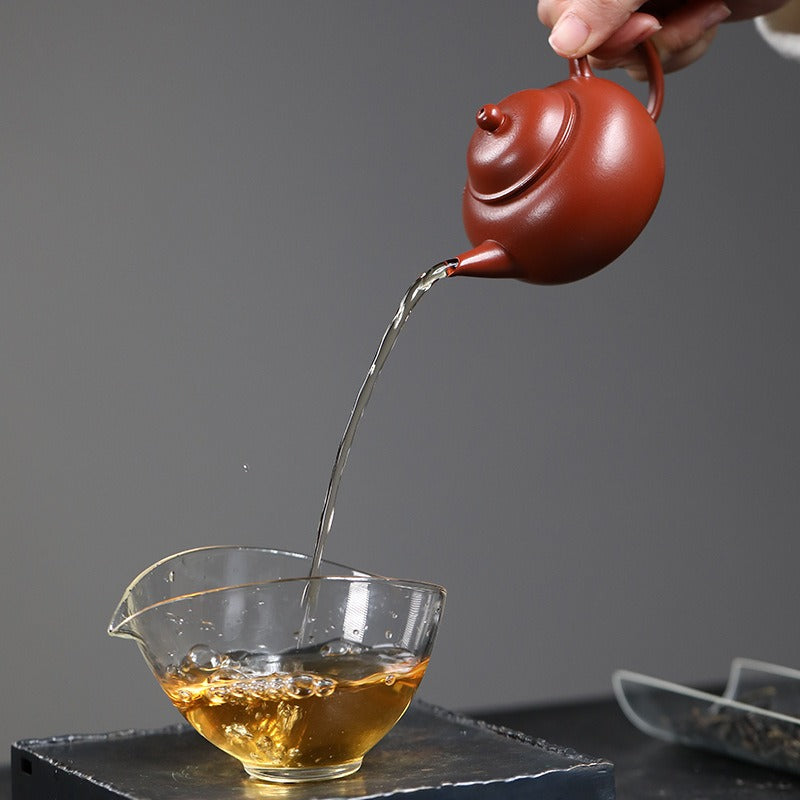 Yixing Zisha Teapot [Shui Ping] (Zhu Ni - 130ml)