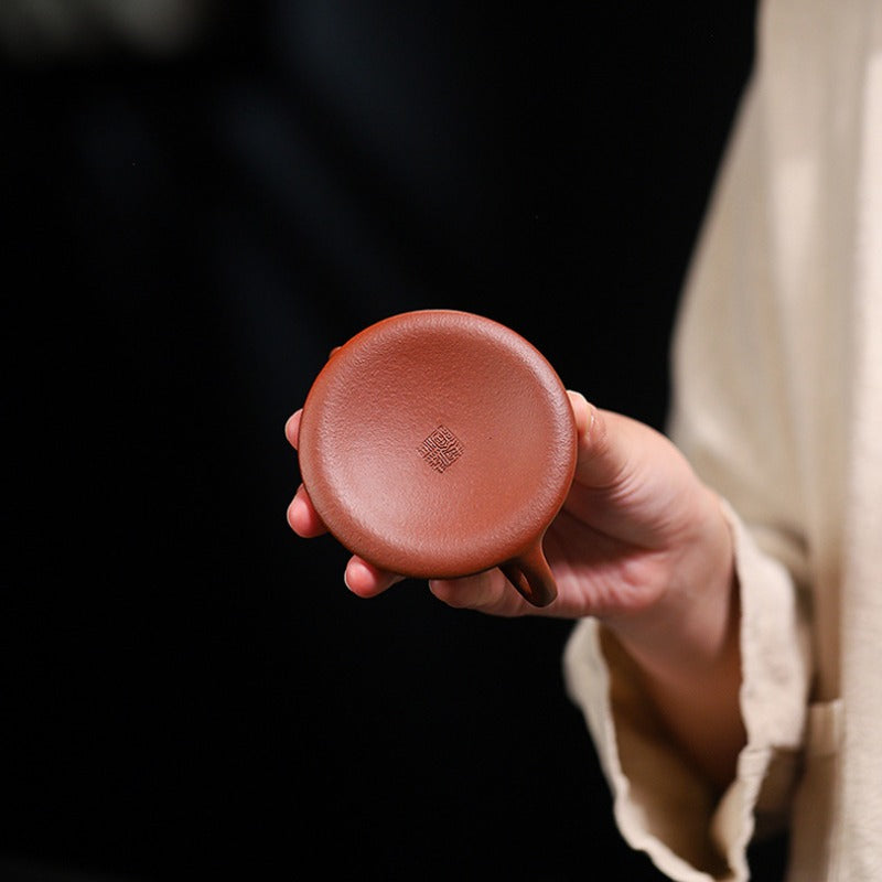 Yixing Zisha Teapot [Mini Ziye Shi Piao] (Di Cao Qing - 70ml)