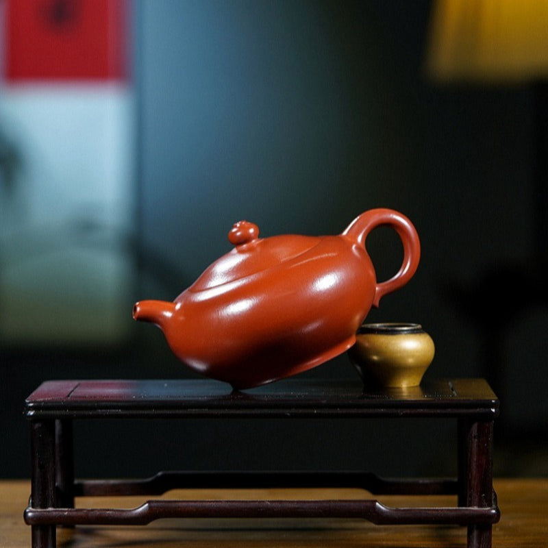 Full Handmade Yixing Zisha Teapot [Wan Yu] (Dahongpao - 320ml)