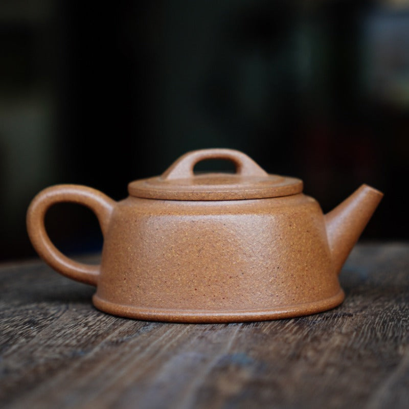 Full Handmade Yixing Zisha Teapot [Yu Zhao Pot] (Wucai Lao Duan Ni - 170ml)