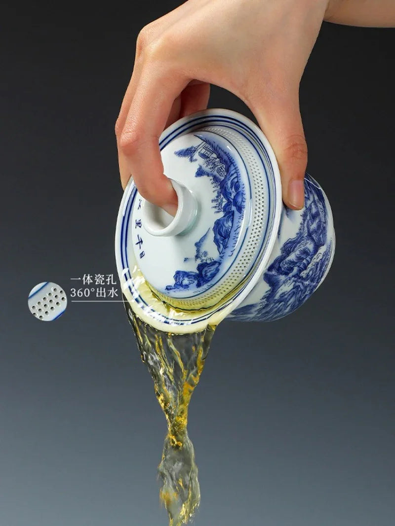 ancient-celadon-style-ceramic-qianli-jiangshan-sancai-gaiwan-set-190ml-yiqin-tea-house-yiqinteahouse-com-17 - YIQIN TEA HOUSE 一沁茶舍 yiqinteahouse.com