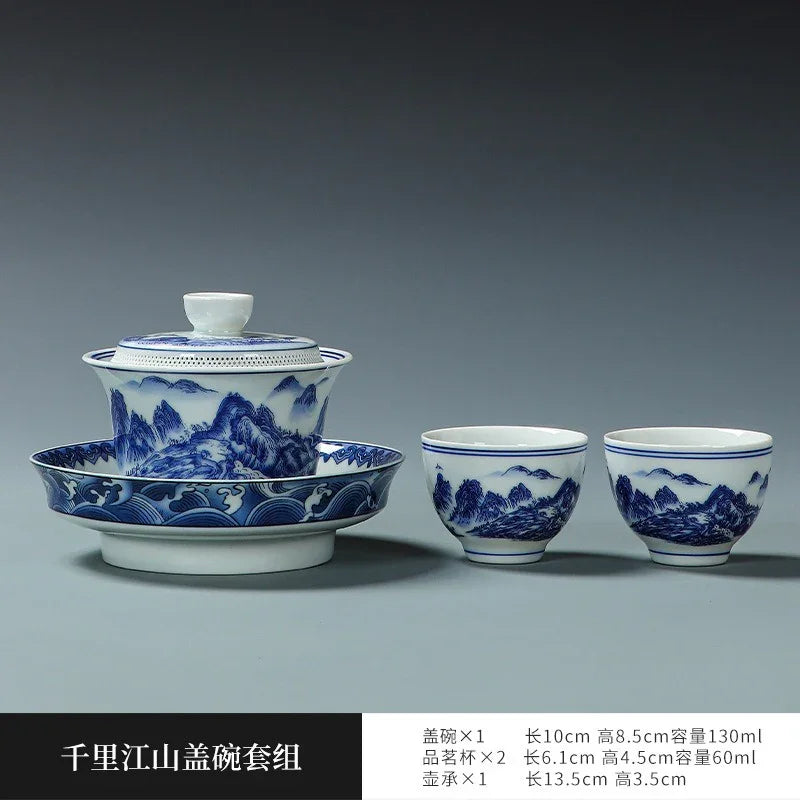 ancient-celadon-style-ceramic-qianli-jiangshan-sancai-gaiwan-set-190ml-yiqin-tea-house-yiqinteahouse-com-8 - YIQIN TEA HOUSE 一沁茶舍 yiqinteahouse.com